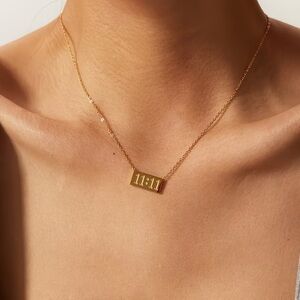 NEW❗️Angel Number 1111. Elegant Gold Necklace with 11:11 Pendant. 🪽 B0-27